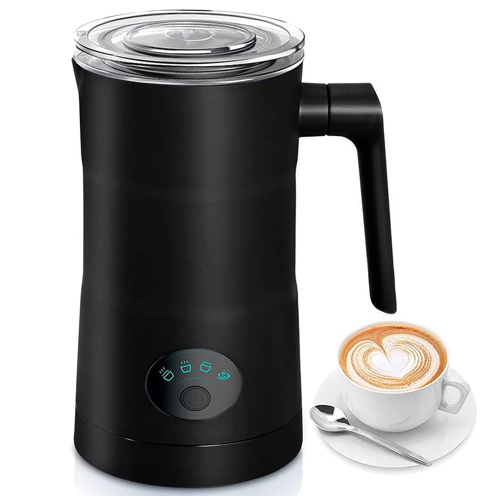 HASTHIP Electric Milk Frother for Coffee 350ML 4 in 1 Coffee Machine with Milk Frother Electric Foam Maker 400W Automatic Milk Shaker Mixer Machine Hot & Cold Frothing Milk Heater Electric Foamer HASTHIP Electric Milk Frother for Coffee 350ML 4 in 1 Coffee Machine with Milk Frother Electric Foam Maker 400W Automatic Milk Shaker Mixer Machine Hot & Cold Frothing Milk Heater Electric Foamer